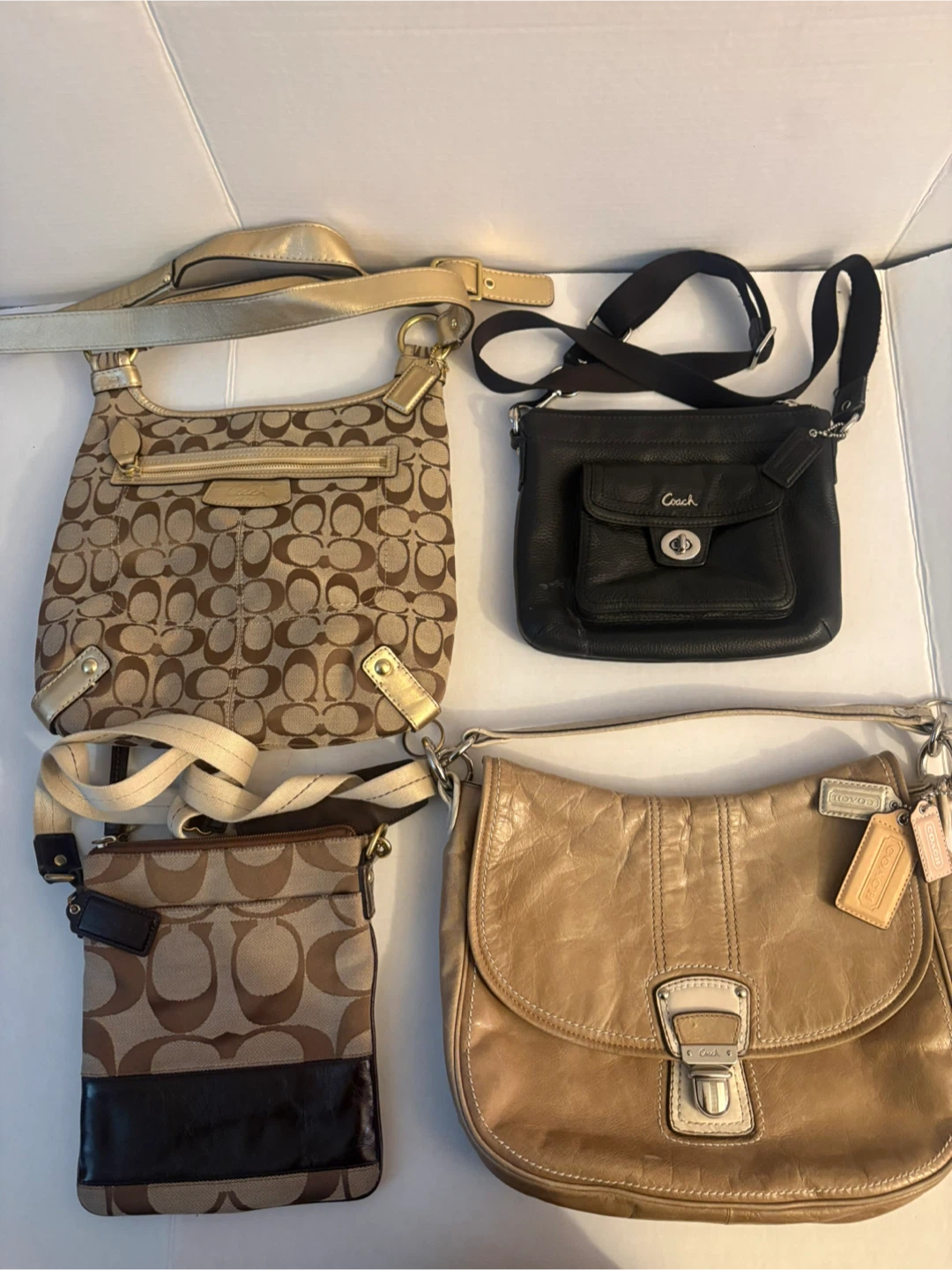 Coach Lot of 4 Vintage & Y2K Crossbody Handbags