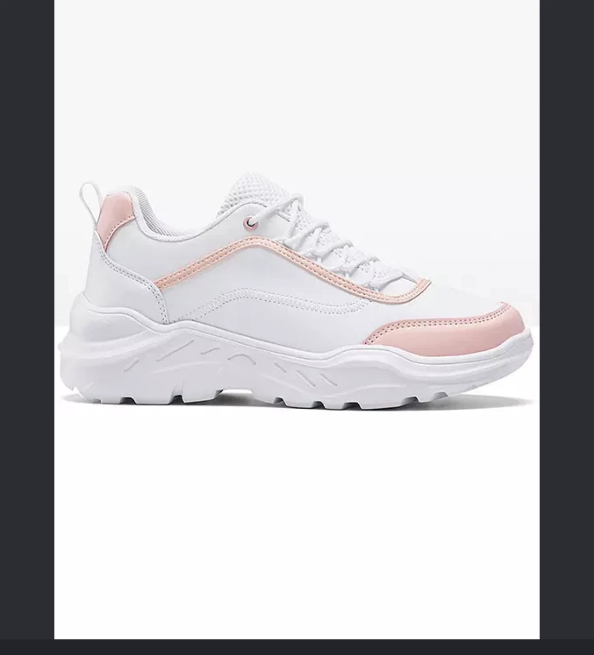 White and pink women's sneakers - photo 2