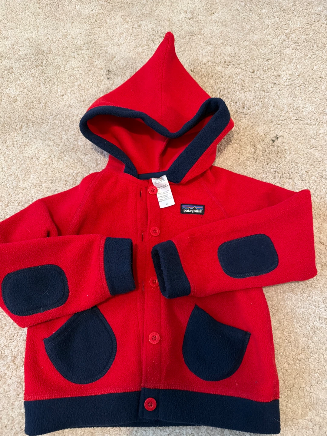 Patagonia Kids Fleece Hoodie Size 5T