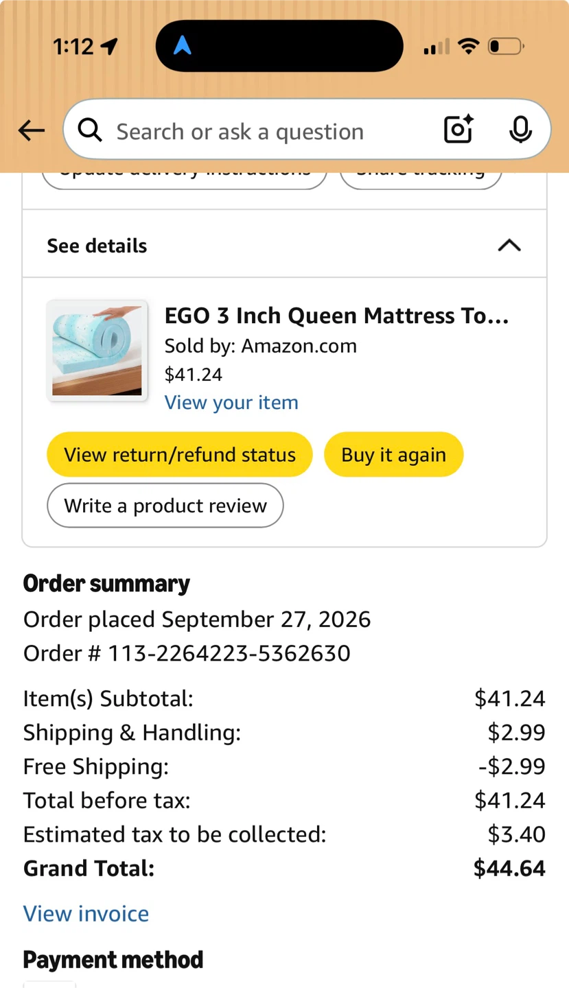 3 Inch Queen Memory Foam Mattress Topper - photo 2