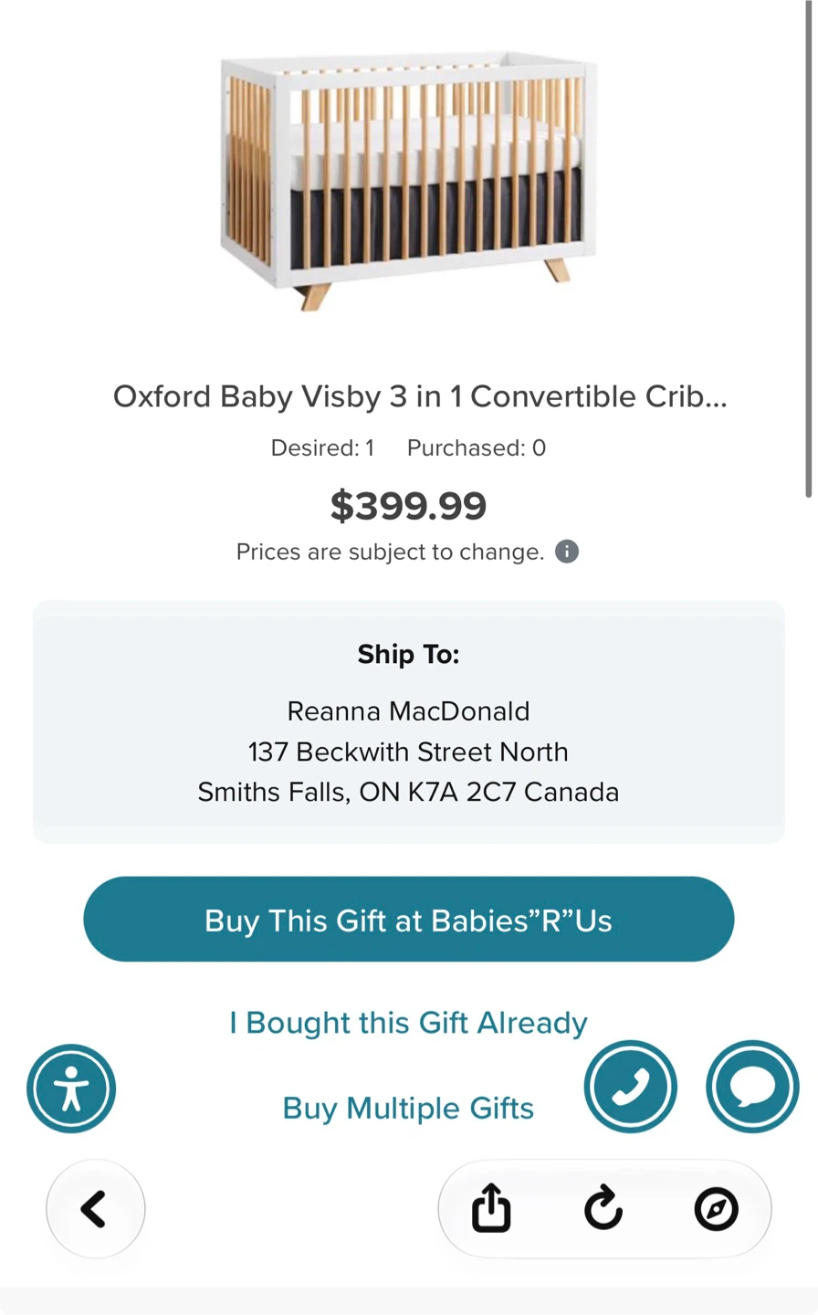 Oxford Baby Visby 3-in-1 Crib + Mattress | 3 Height Levels - photo 2
