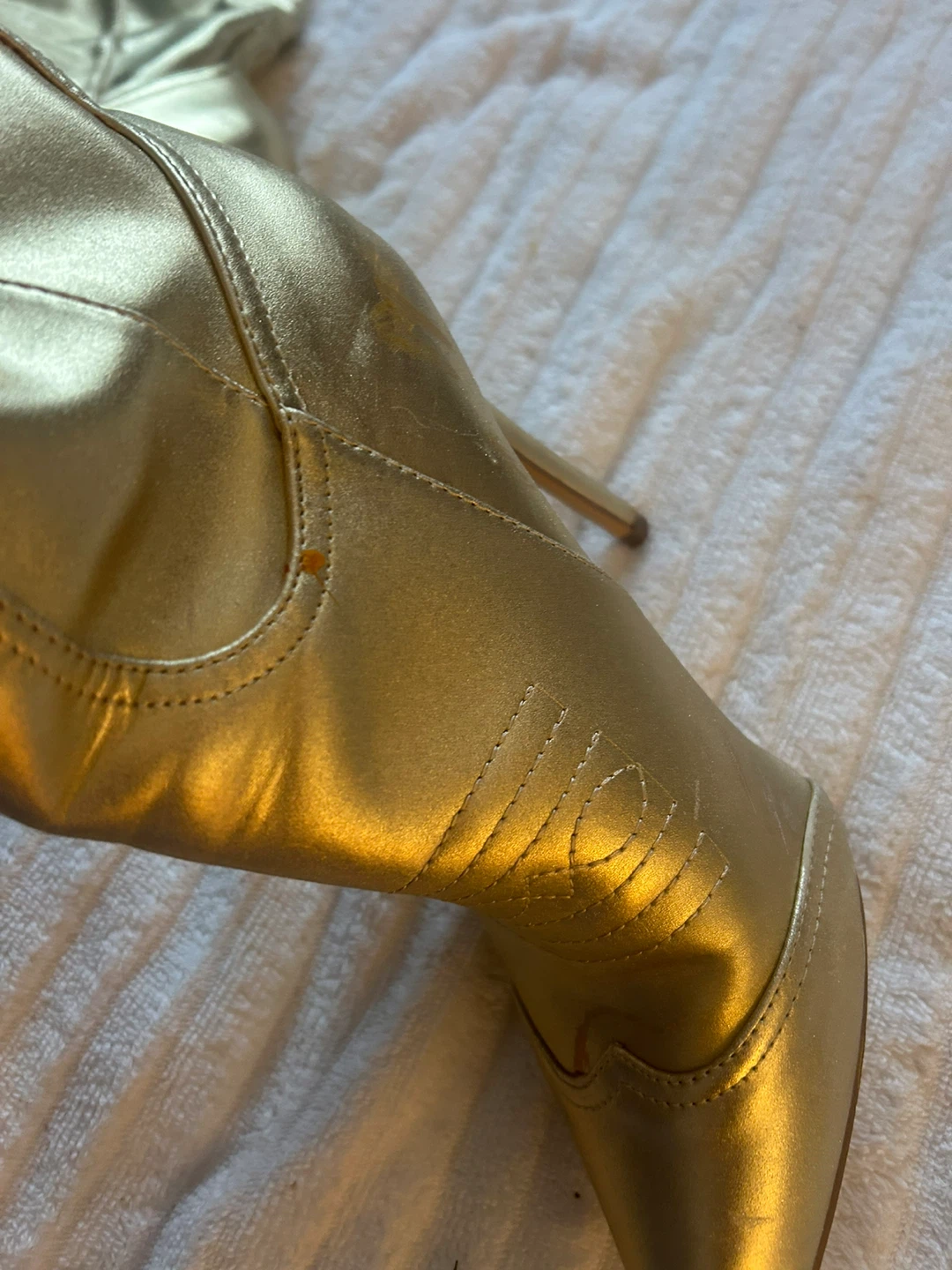 ✨ Gold Metallic Statement Boots – Show, Dance & Performance - photo 5