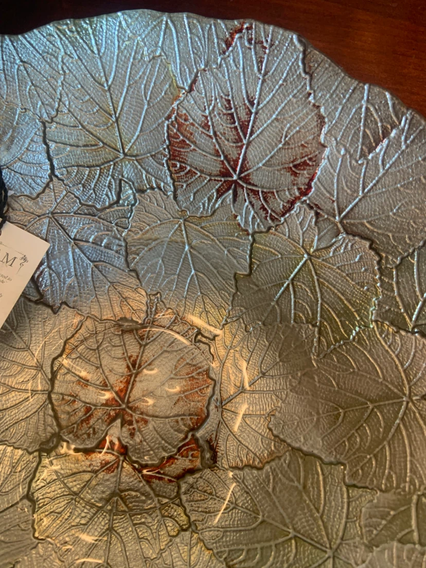 Akcam Turkish Decorative Leaf Glass Bowl - photo 4