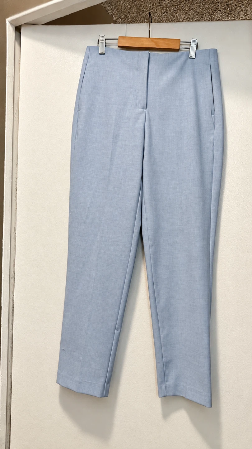 Light Blue Tailored Trousers - photo 3