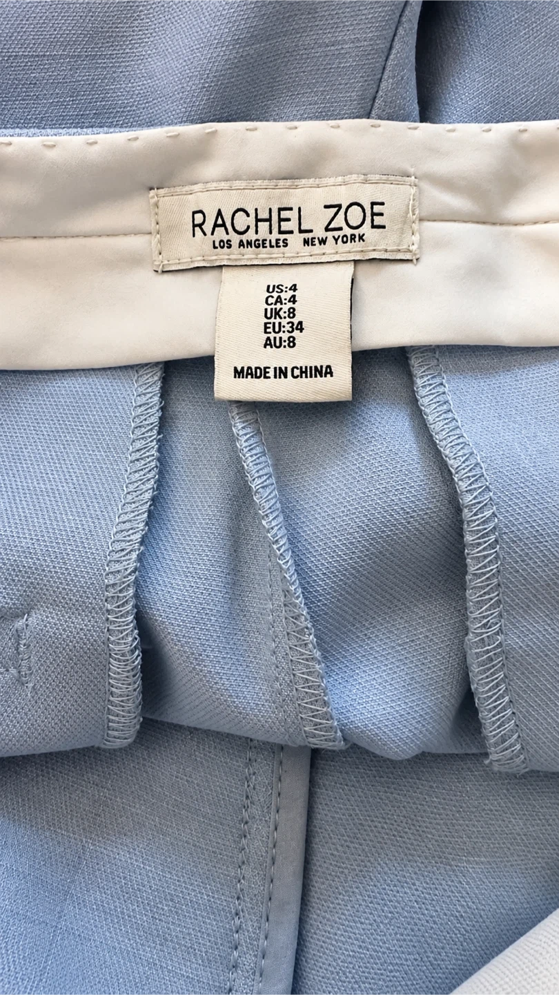 Light Blue Tailored Trousers - photo 4