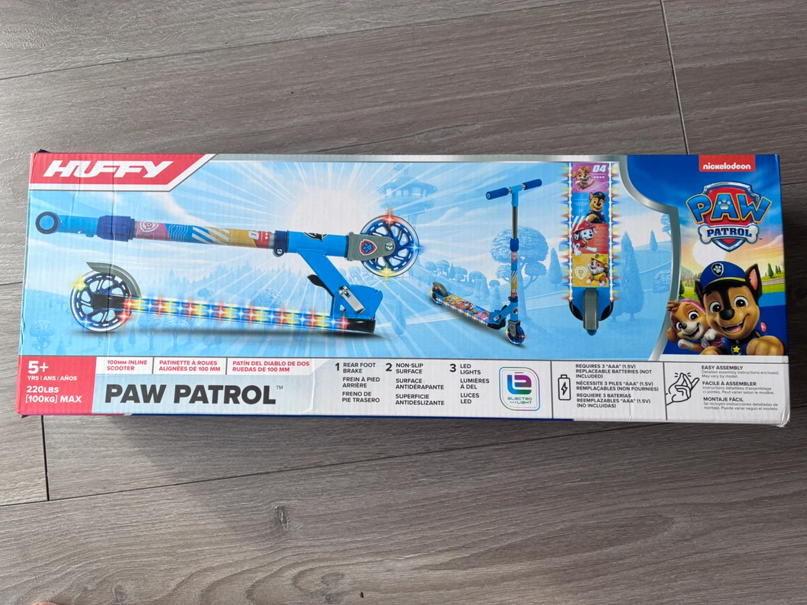 Huffy Paw Patrol LED Inline Scooter - photo 2