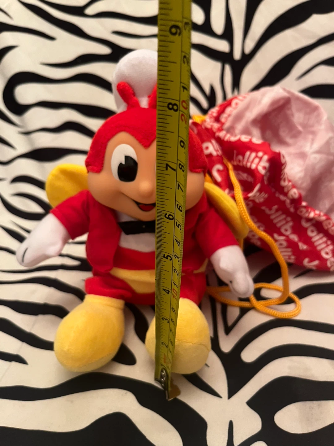 ♥️ 2-in-1 Jollibee plush toy with drawstring backpack ♥️ - photo 2
