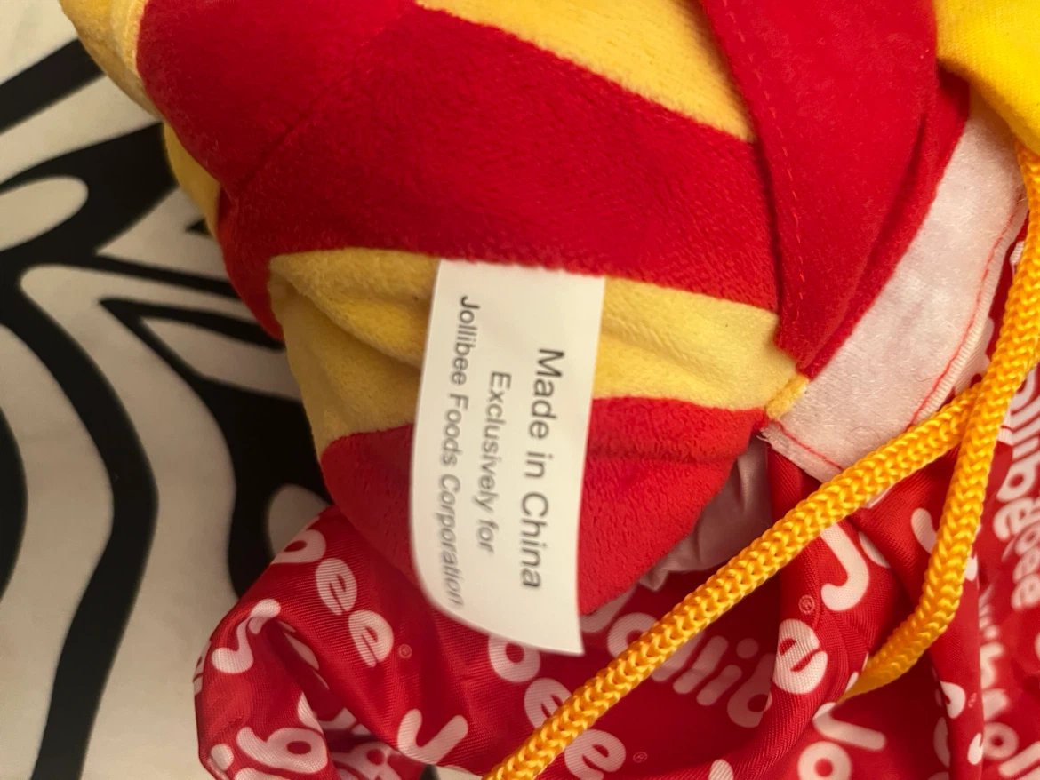 ♥️ 2-in-1 Jollibee plush toy with drawstring backpack ♥️ - photo 4