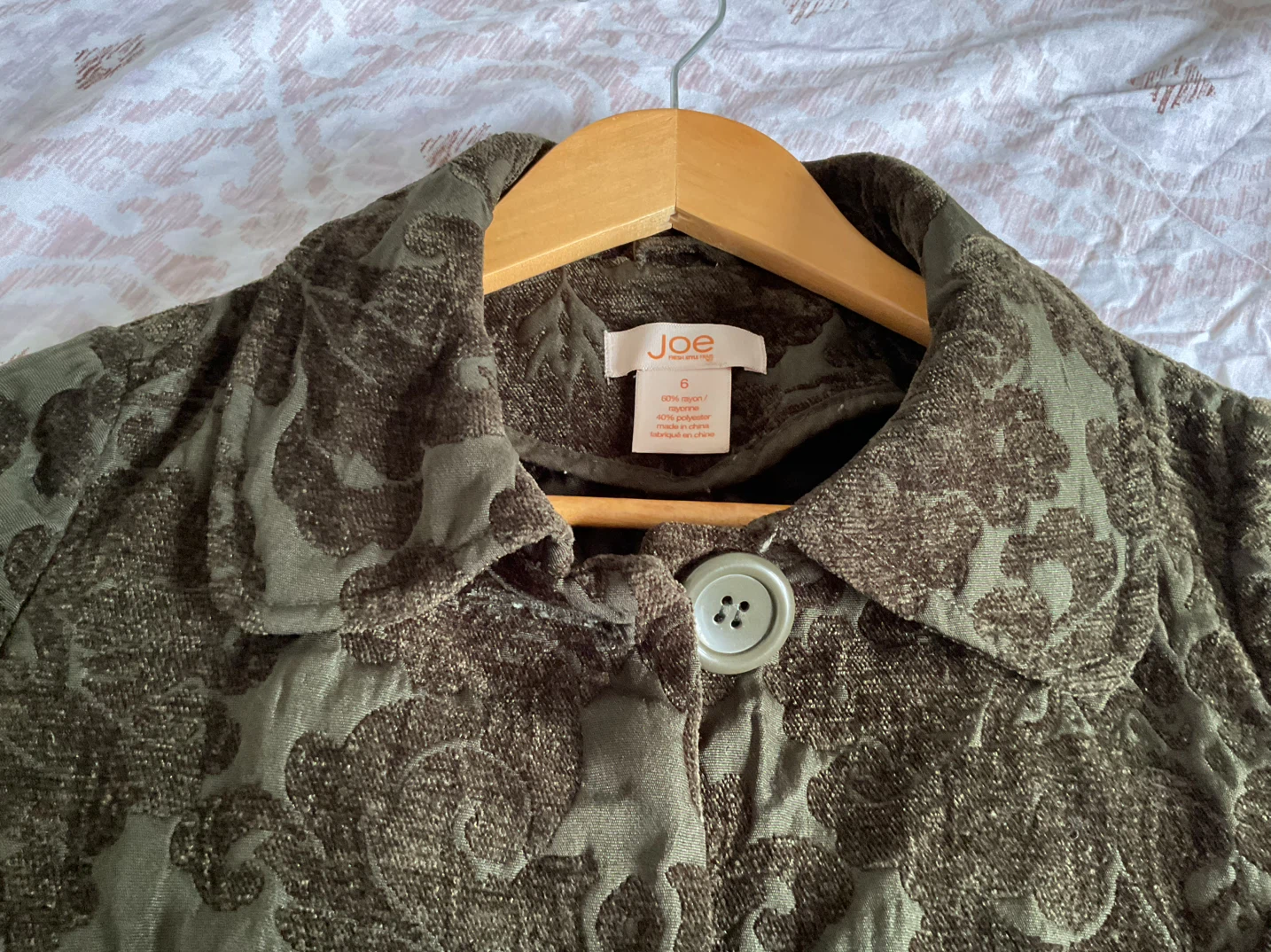 Joe Fresh Olive Green Textured Jacket - photo 2
