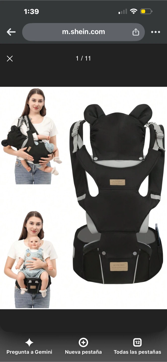 Ainomi Baby Carrier with Waist Stool