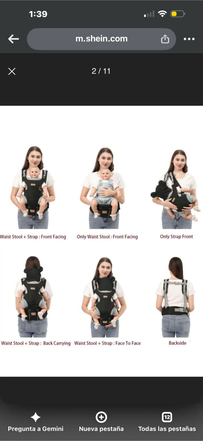 Ainomi Baby Carrier with Waist Stool - photo 2