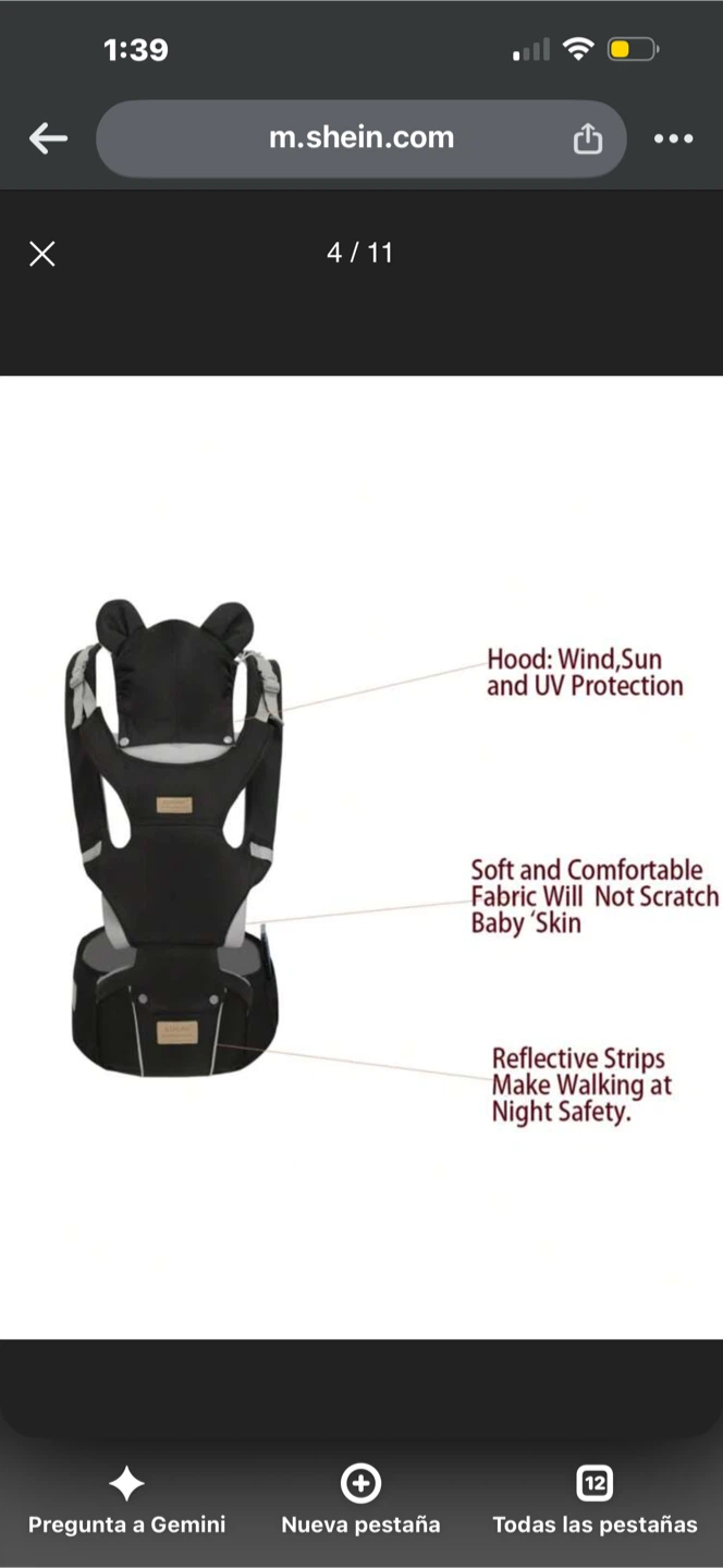 Ainomi Baby Carrier with Waist Stool - photo 4
