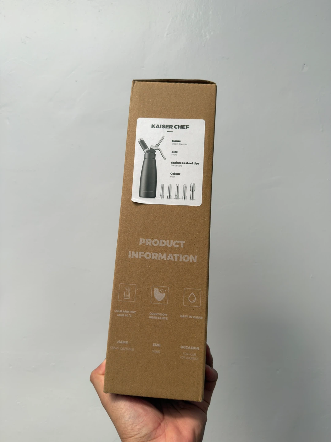 Kaiser Chef 500ml Cream Dispenser - photo 3