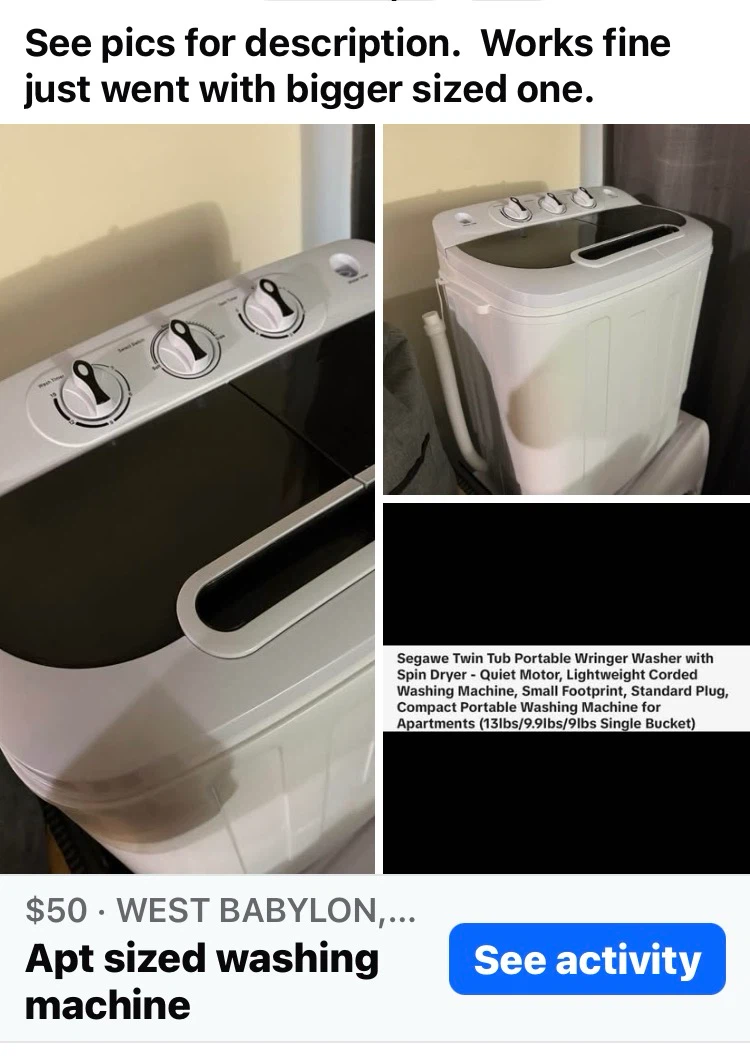 Washing machine apt sized - photo 4