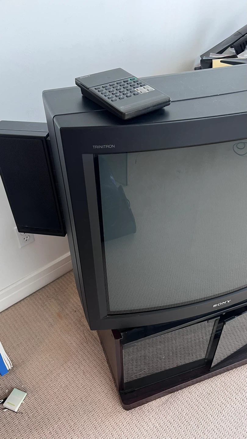 Rare Vintage Sony Trinitron KV-3400D 34” CRT TV (Made in Japan)