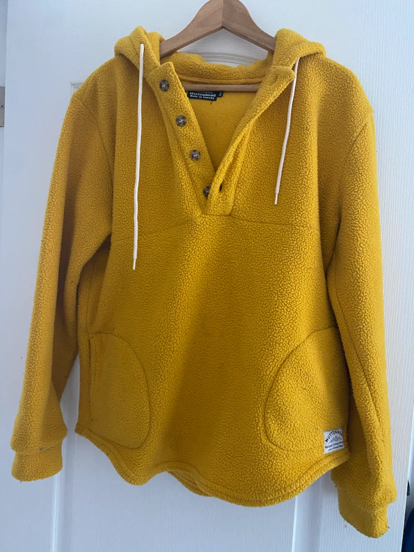 Muttonhead Sherpa Hoodie - Yellow - Medium