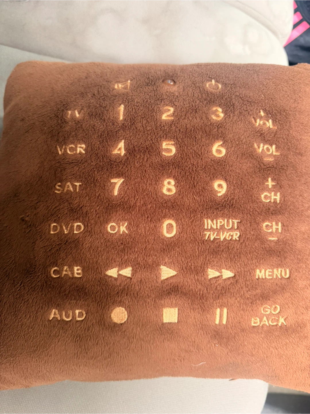 Brookstone Remote Control Pillow