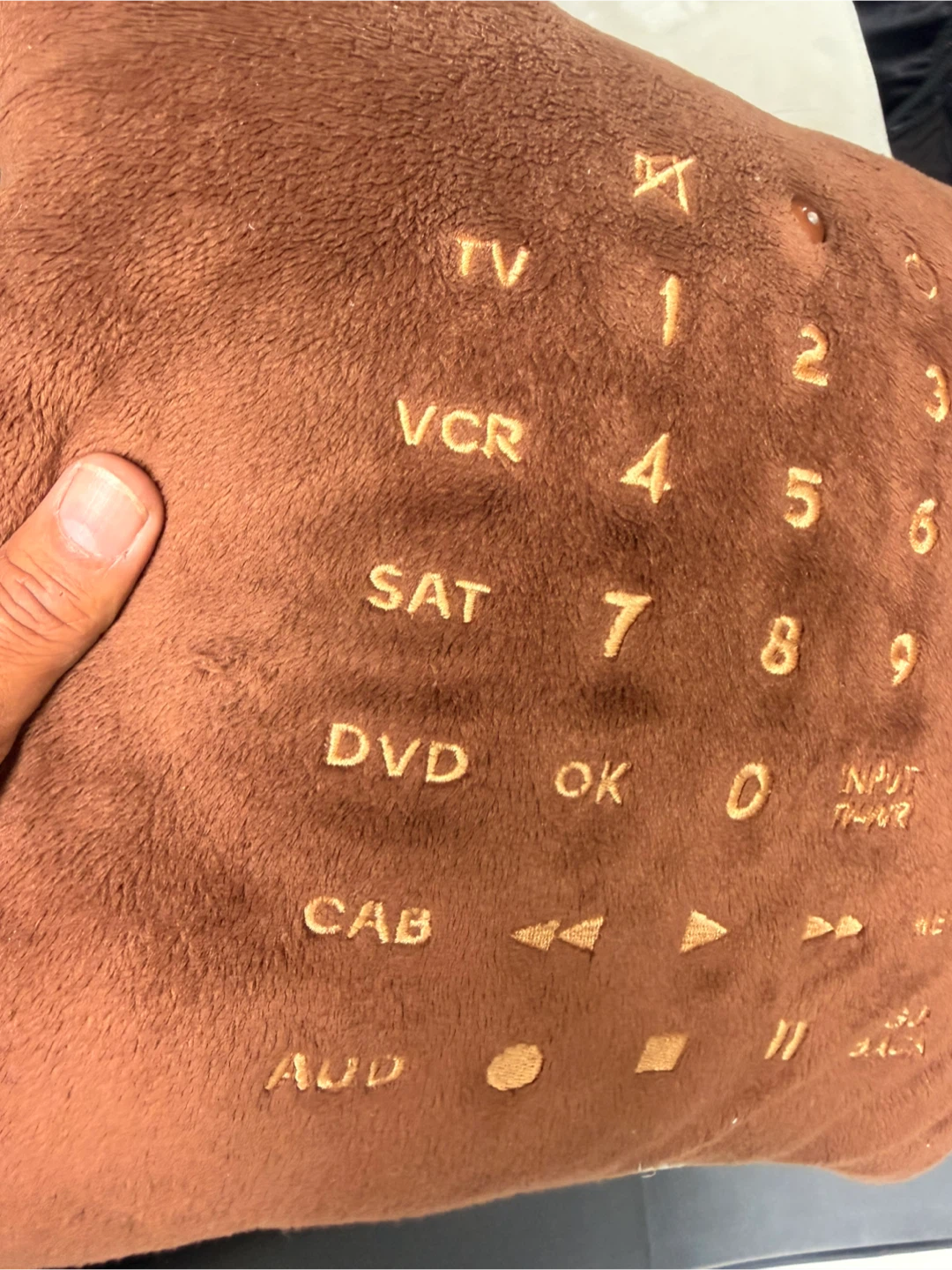 Brookstone Remote Control Pillow - photo 3