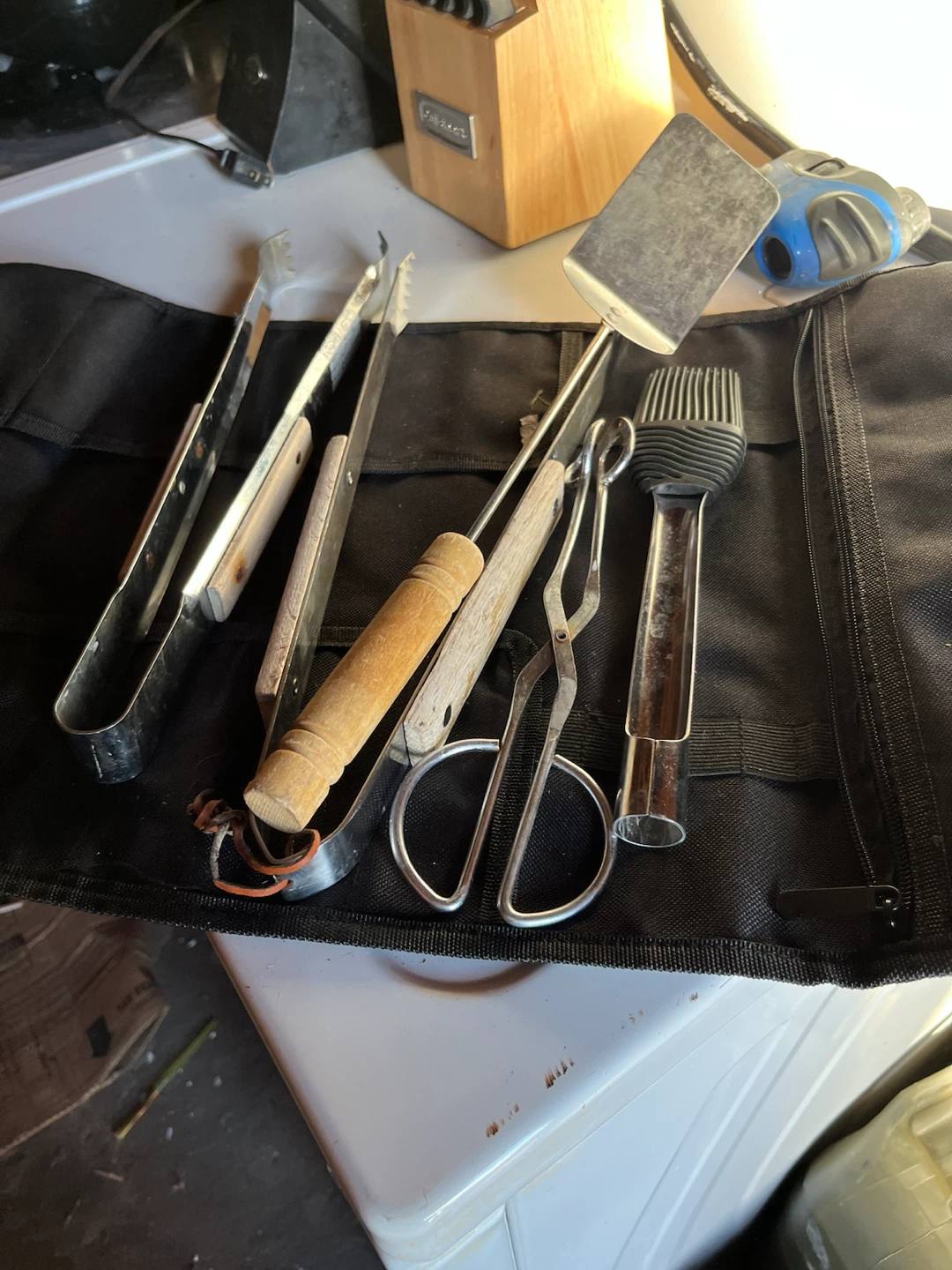 Old Milwaukee BBQ Tool Set