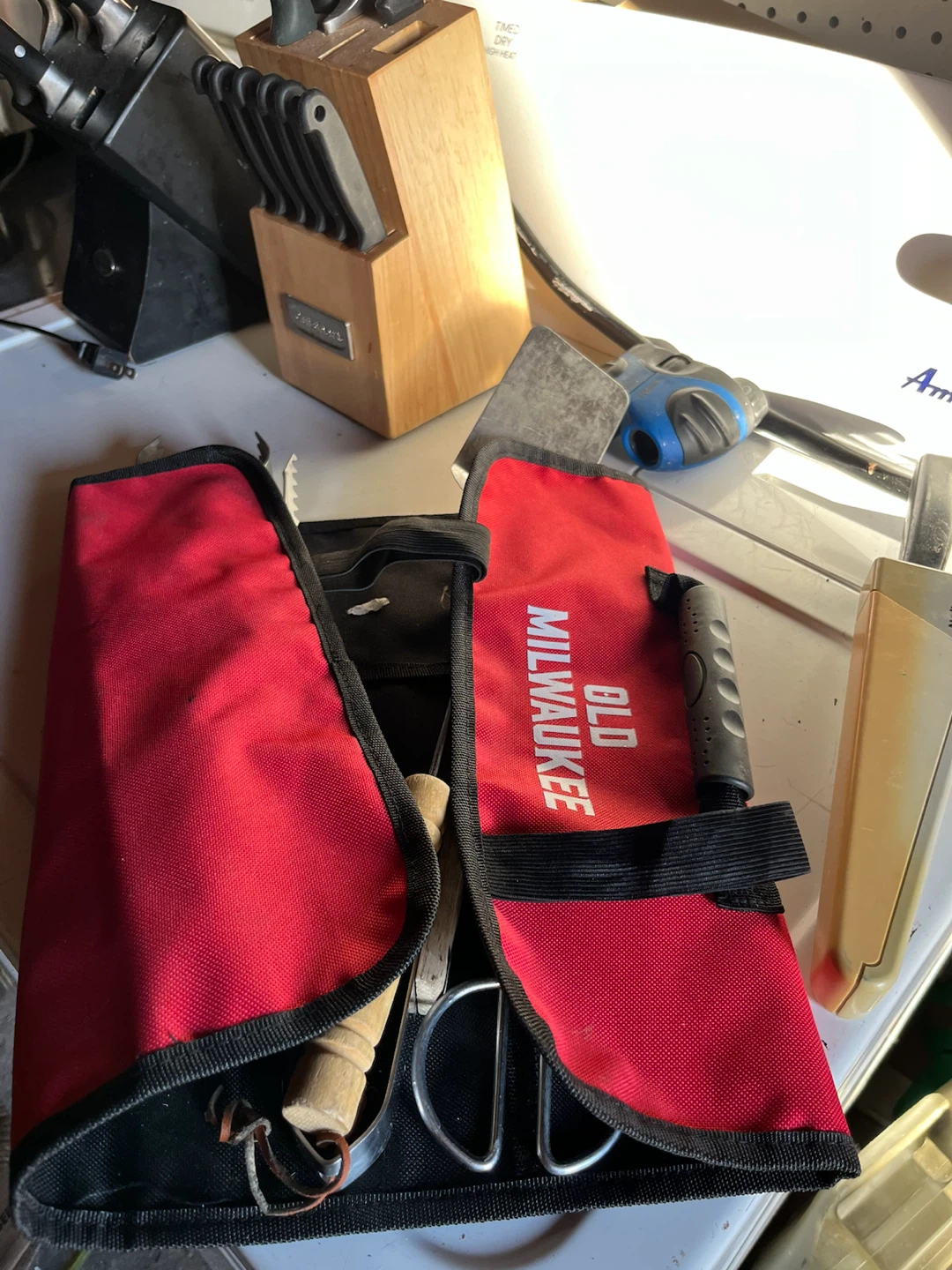 Old Milwaukee BBQ Tool Set - photo 2