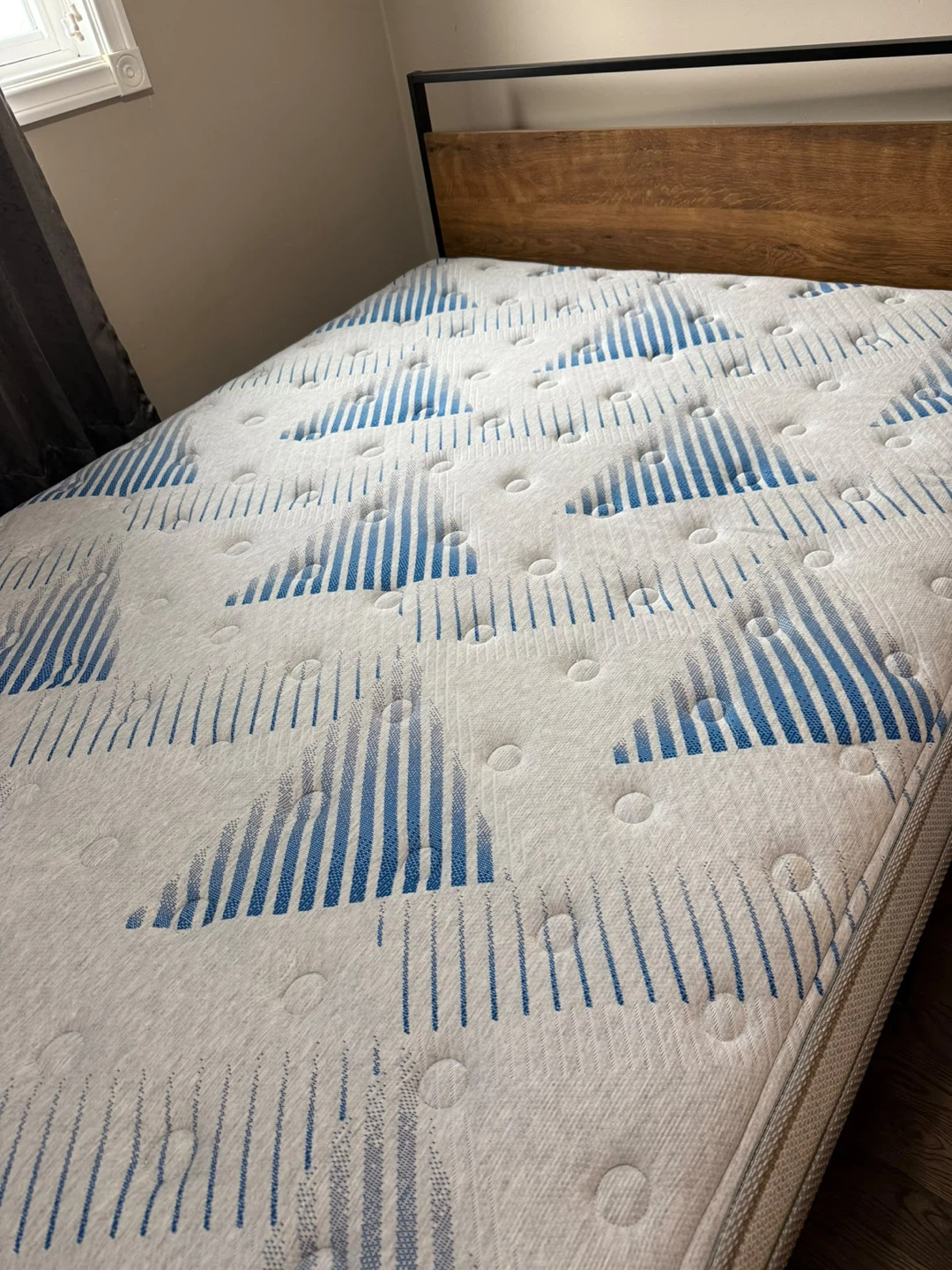 Need Gone ASAP.  Queen Serta Mattress and Bed Frame - photo 2