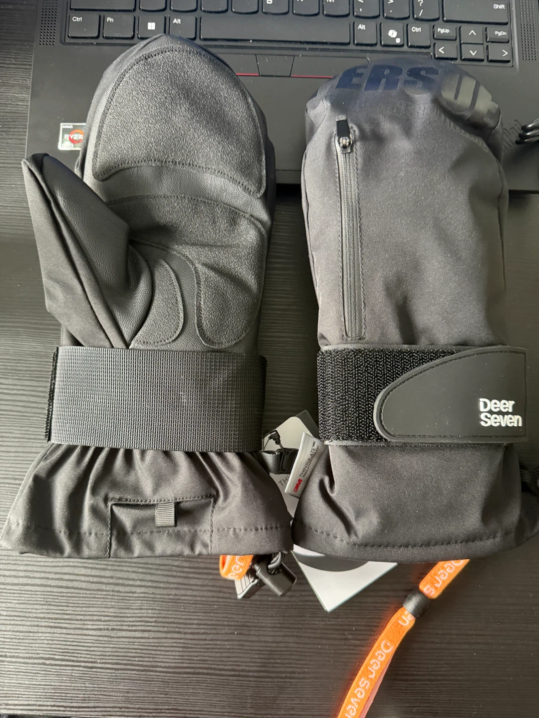 New Ski Mittens Black - photo 2