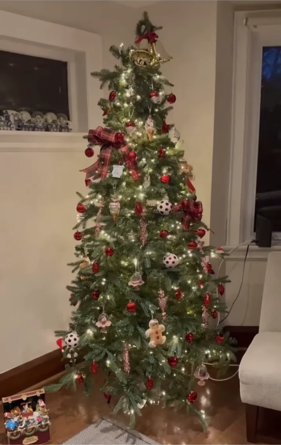 Artificial Christmas Tree with Decorations