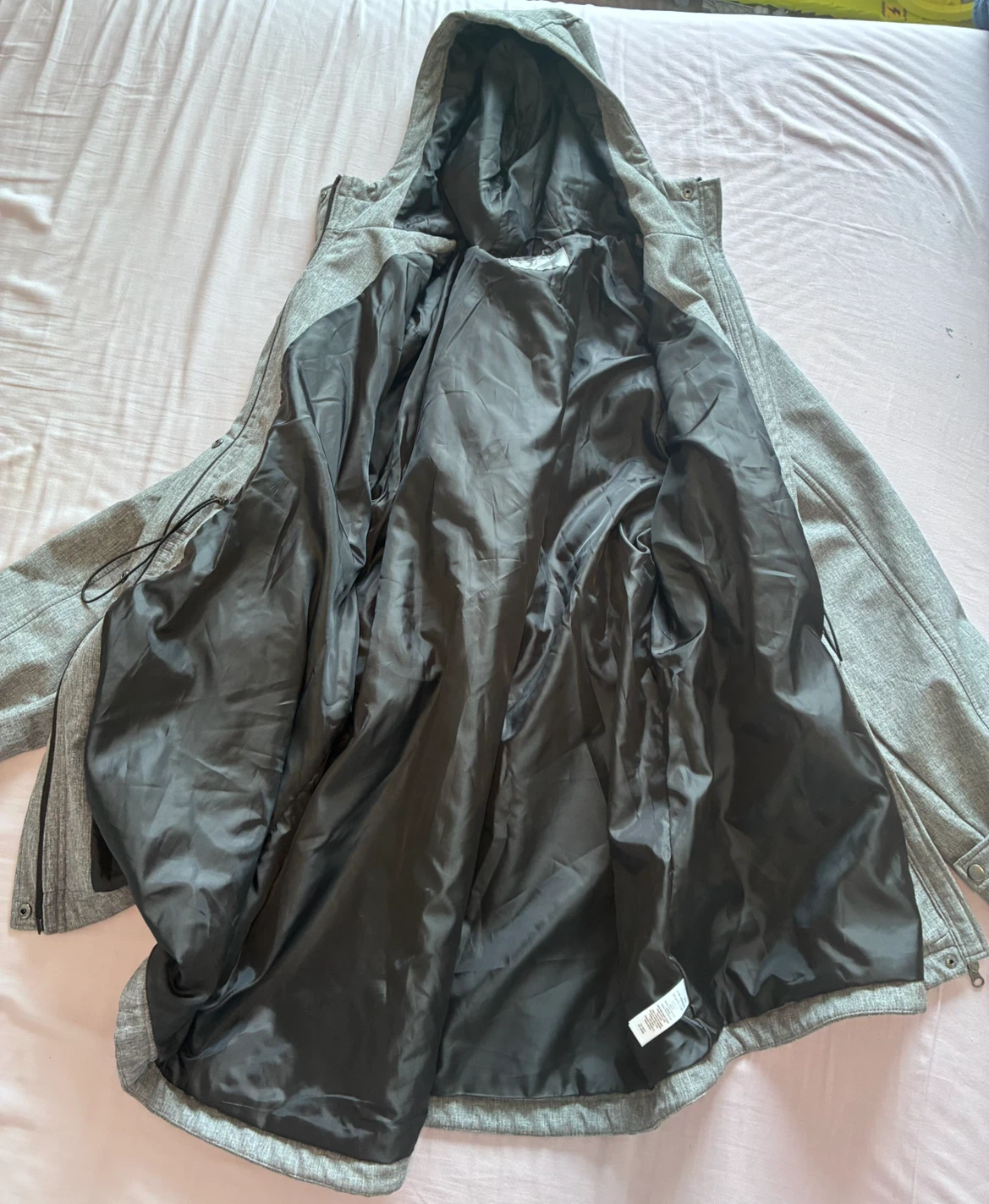 Joe Fresh Plus Active Grey Hooded Jacket