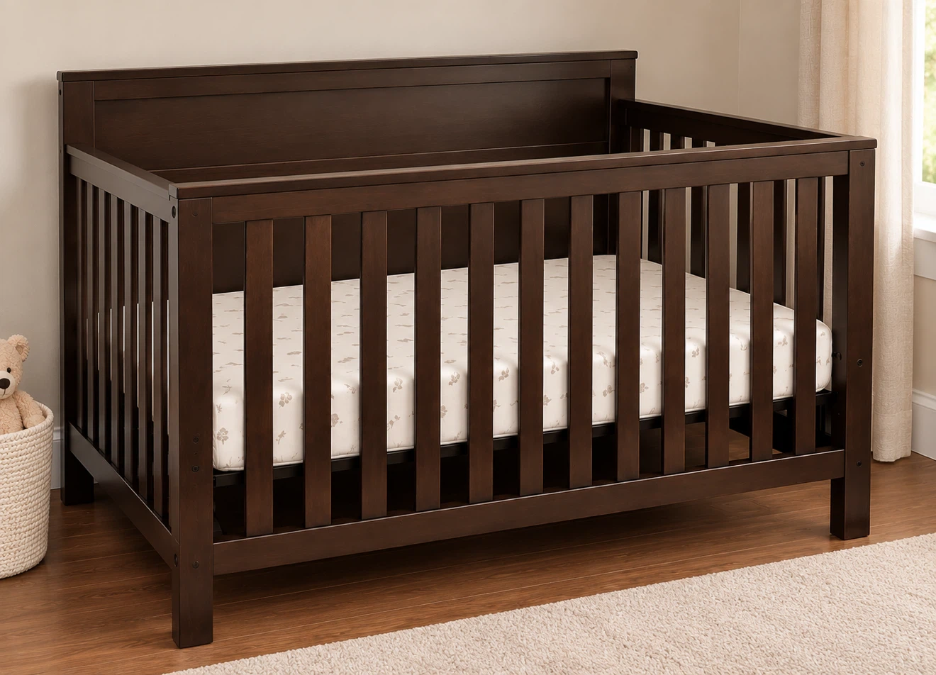 Storkcraft Bayview 4-in-1 Convertible Crib – Espres