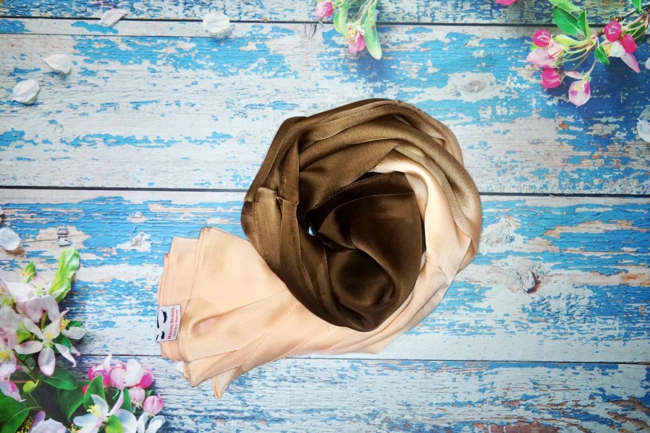 Two-Tone Silk Scarfs