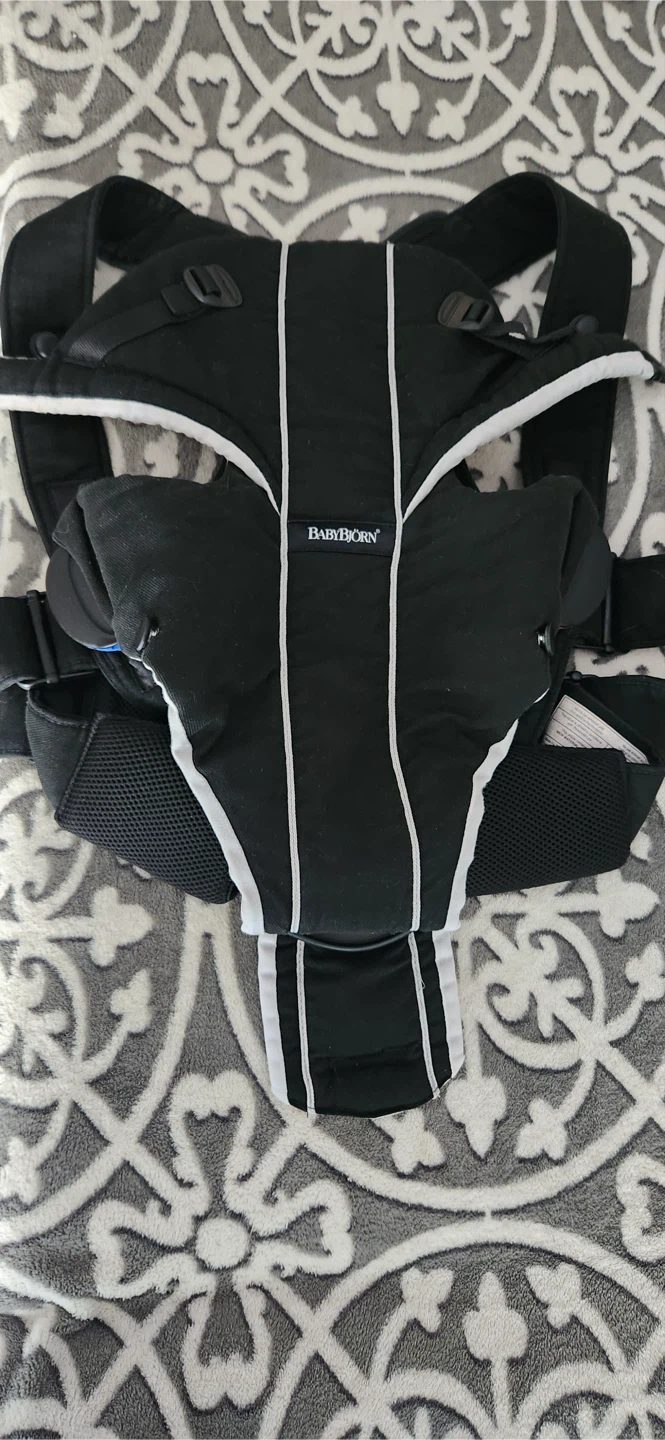 BabyBjörn Baby Carrier ONE Cotton - Black - photo 2