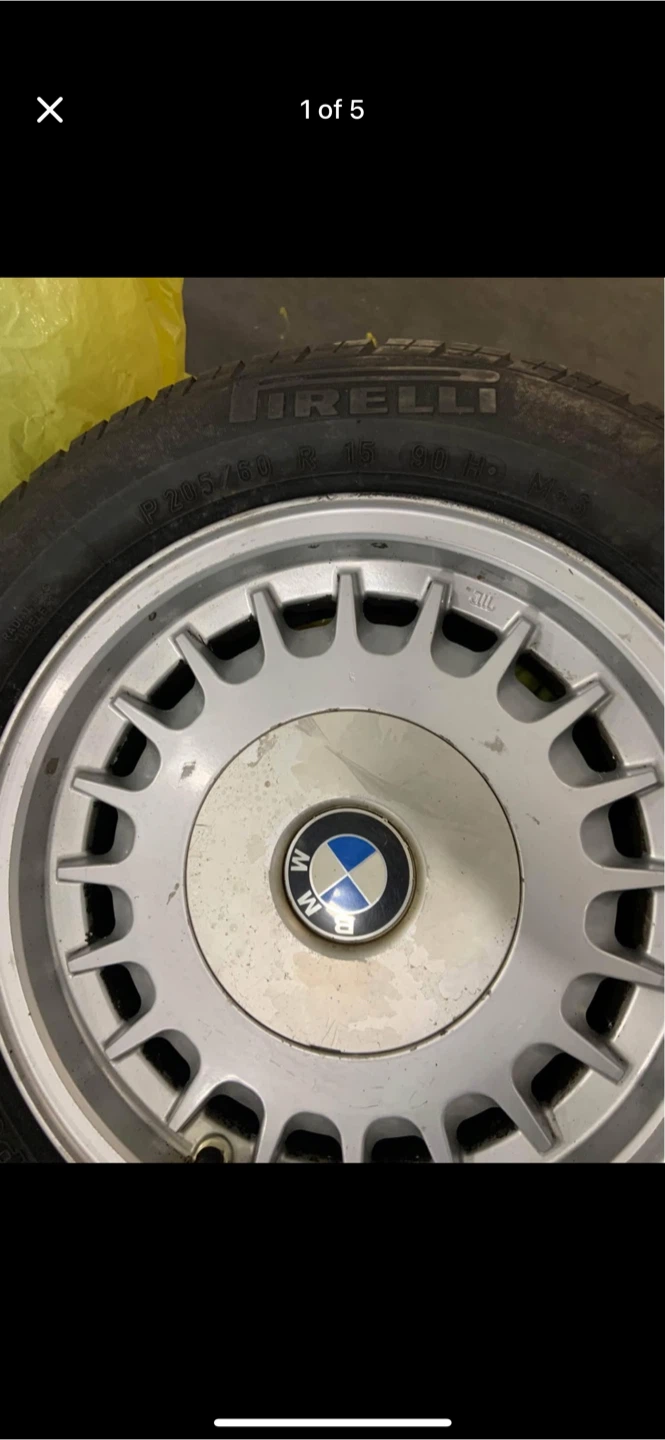 Pirelli Tires on BMW Rims P205/60 R15
