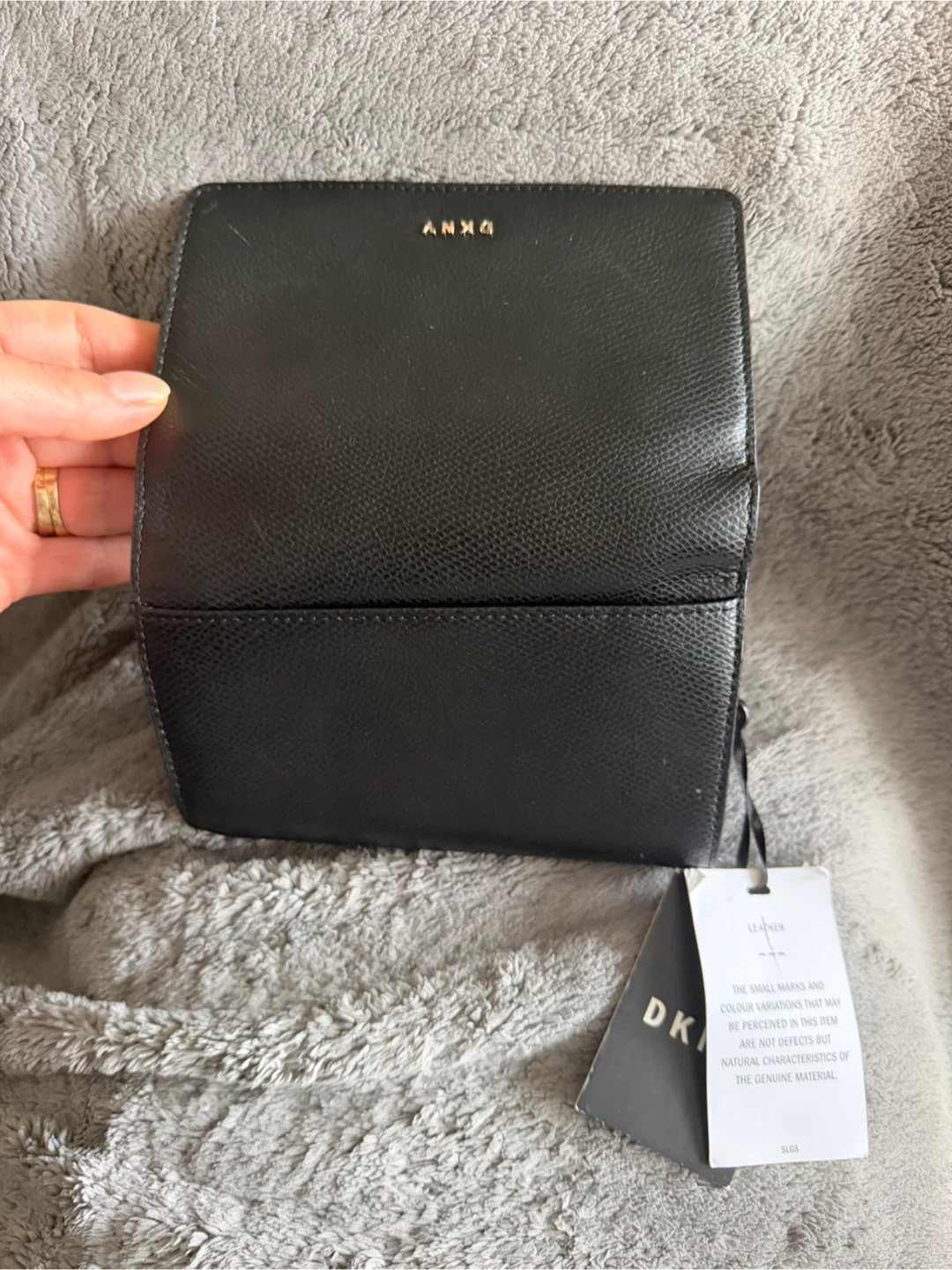 New DKNY Black Leather Wallet - photo 4