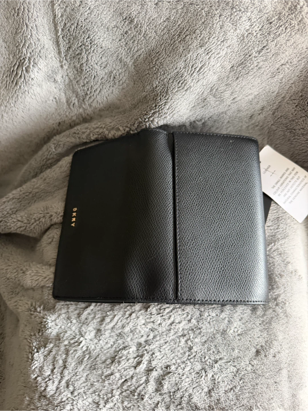 New DKNY Black Leather Wallet - photo 5