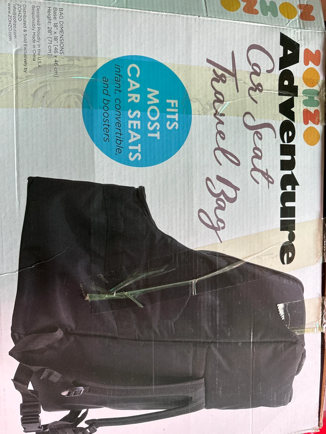 Zohzo Adventure Car Seat Travel Bag - photo 2