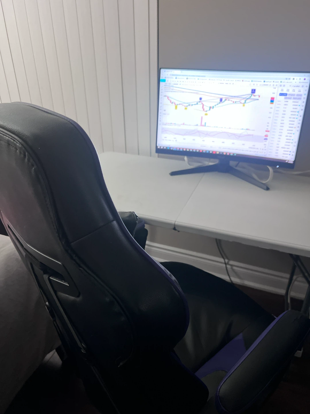 Zeanus Gaming Chair - Black and Purple - photo 4