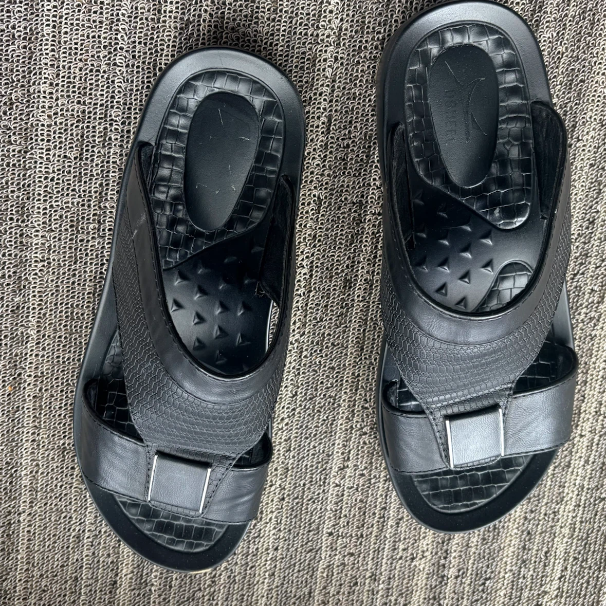 Black Domeni Sandals Size 7