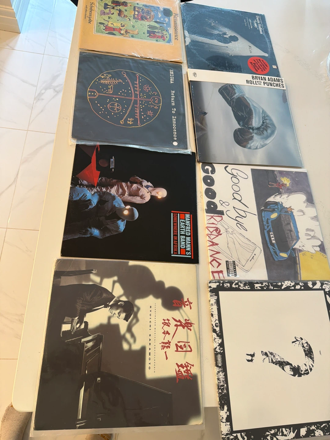 Collection of 8 Assorted Vinyl Records