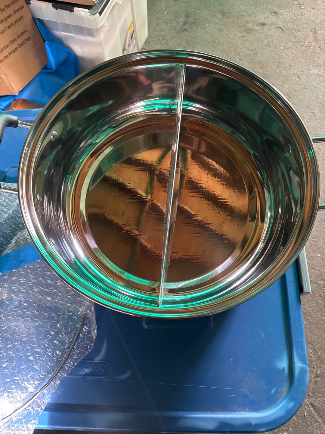 JIX Stainless Steel Split Hot Pot 32cm