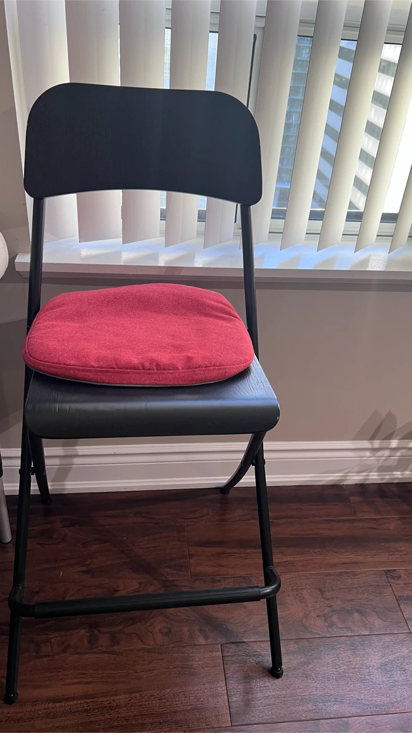 2 items IKEA Franklin bar stool, black