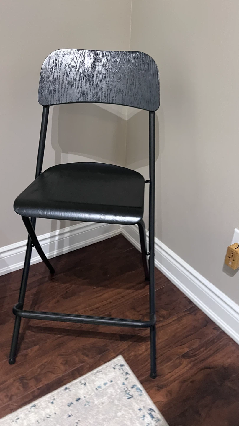 2 items IKEA Franklin bar stool, black - photo 2