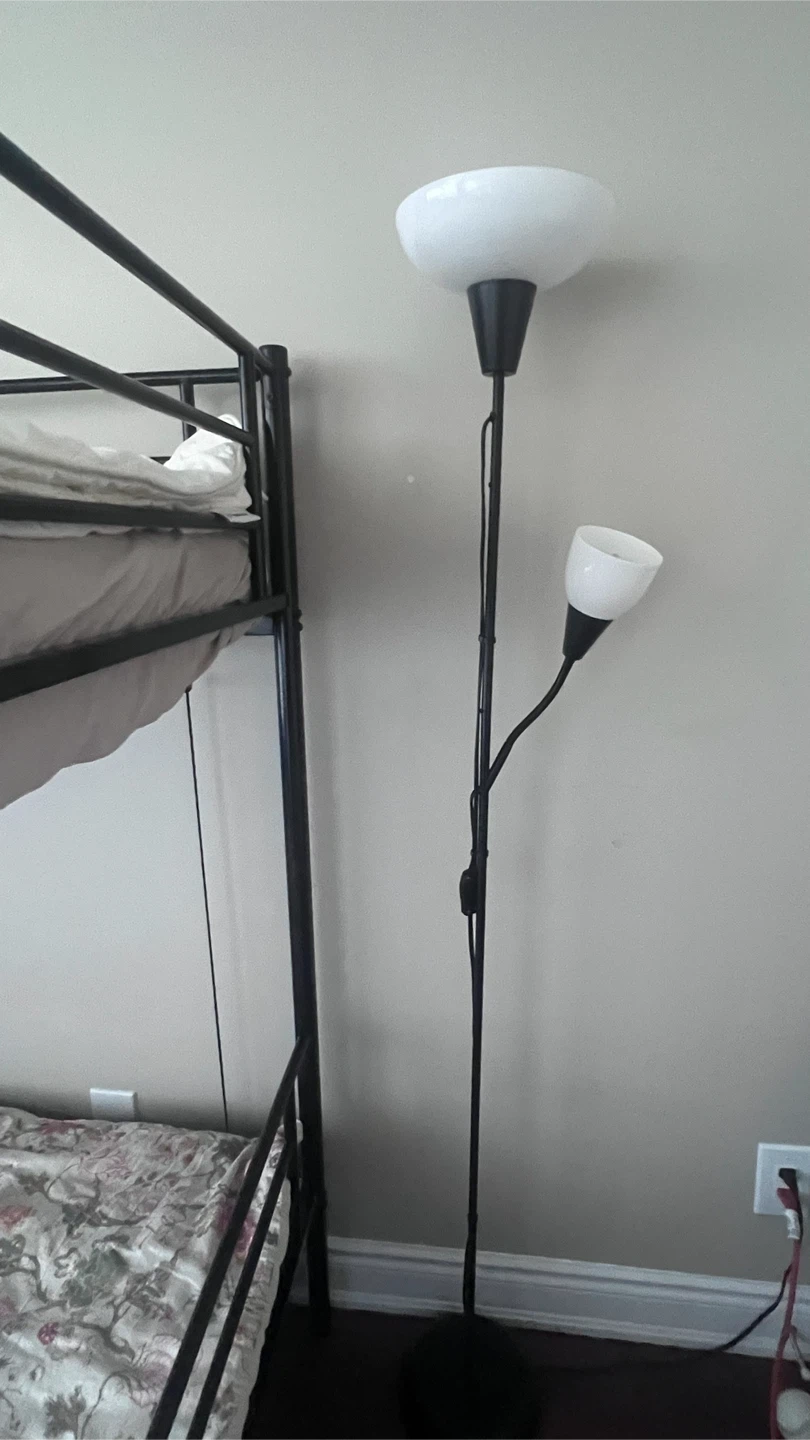Black Mother-Daughter Floor Lamp