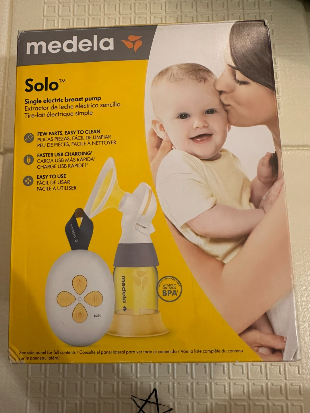 New - Medela Solo Single Electric Breast Pump