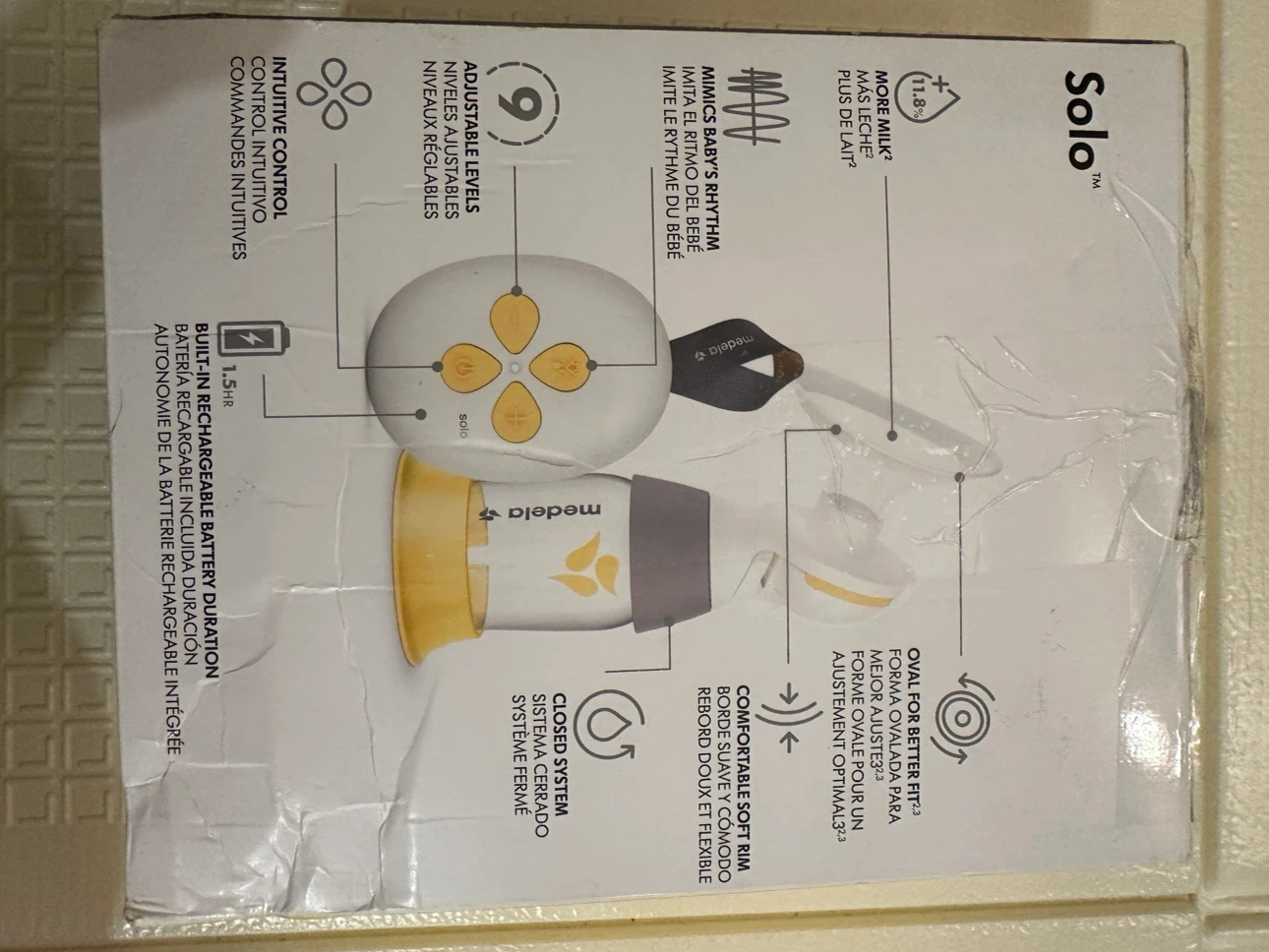 New - Medela Solo Single Electric Breast Pump - photo 3