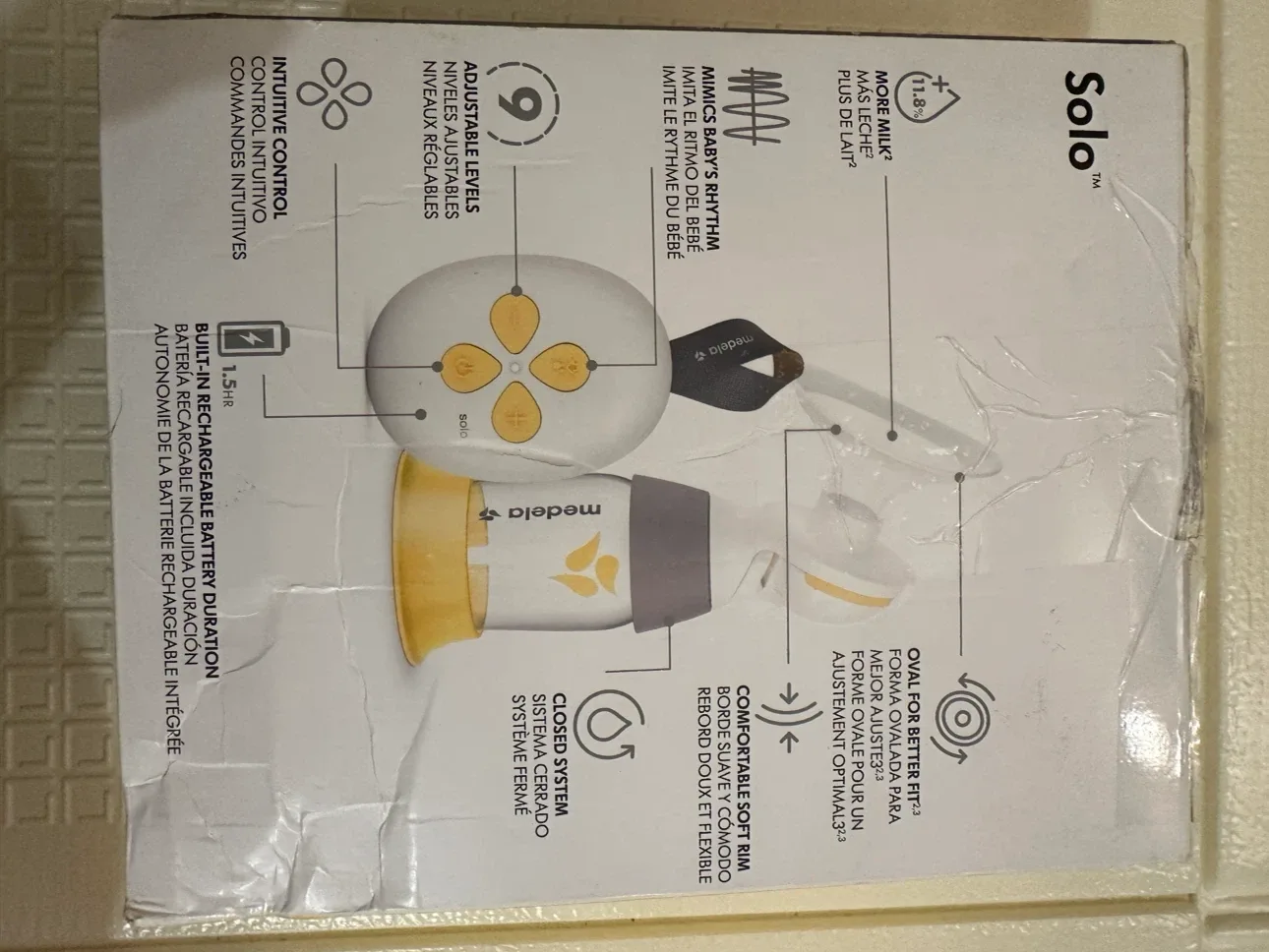 New - Medela Solo Single Electric Breast Pump - photo 3