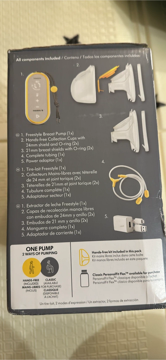 New - Medela Freestyle Hands-free Double Electric Breast Pump - photo 3