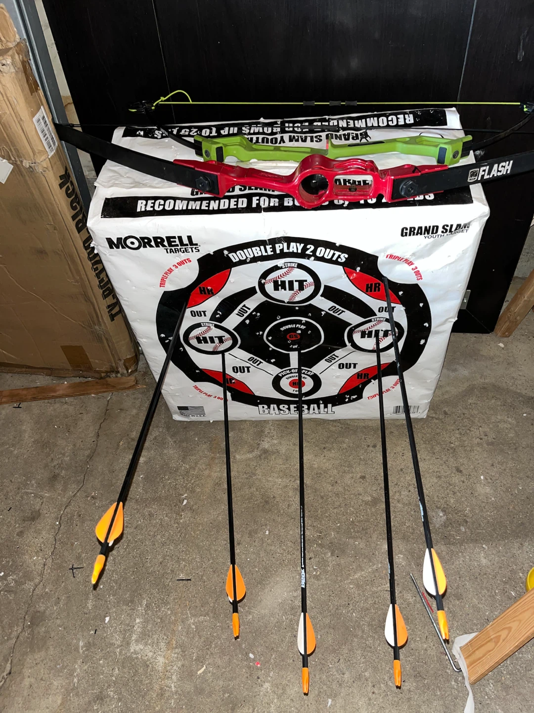 Morrell archery target and 2 youth bows - photo 2