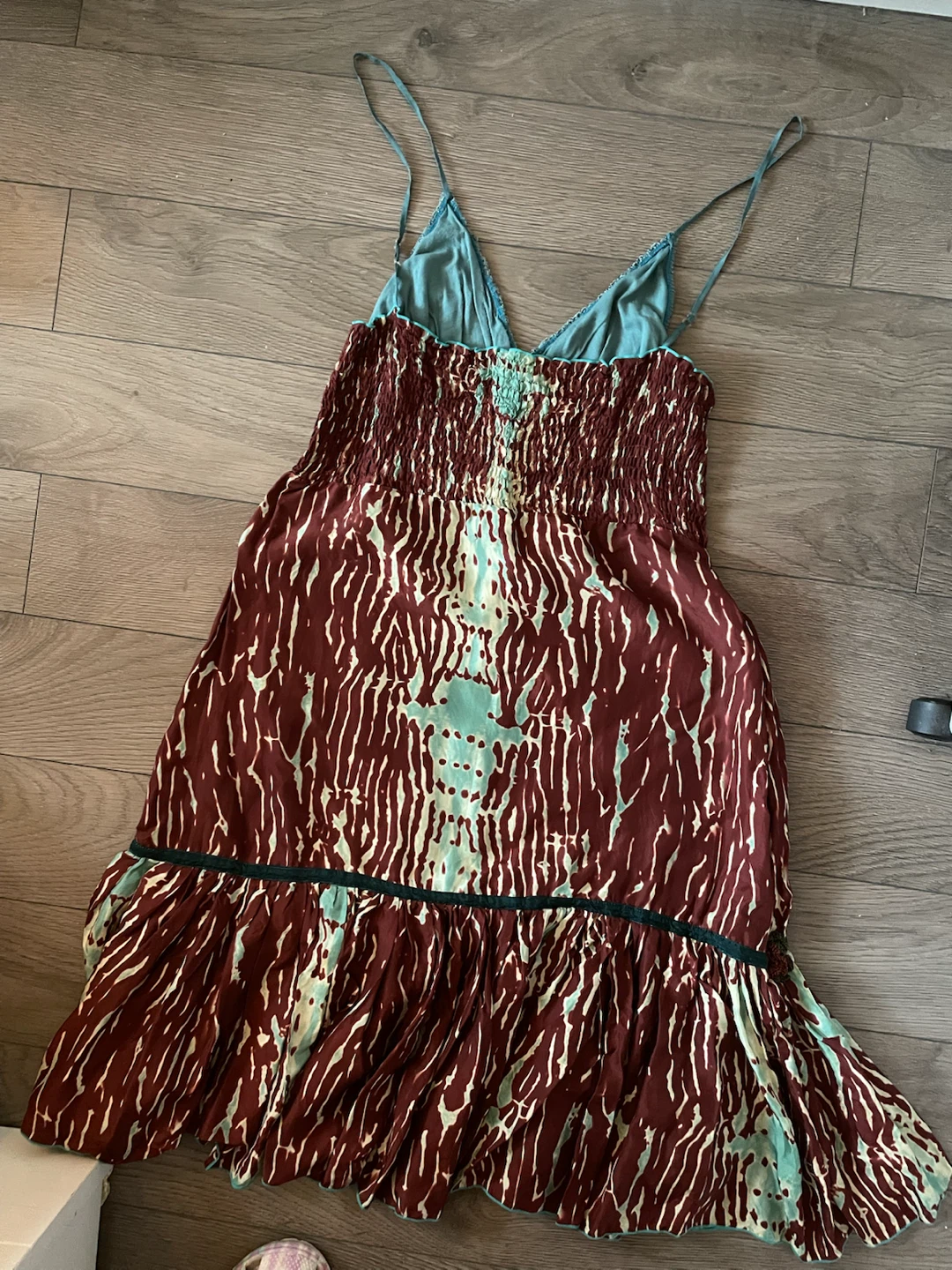 Y2K Hale Bob 100% Silk Summer Dress Size S - photo 3