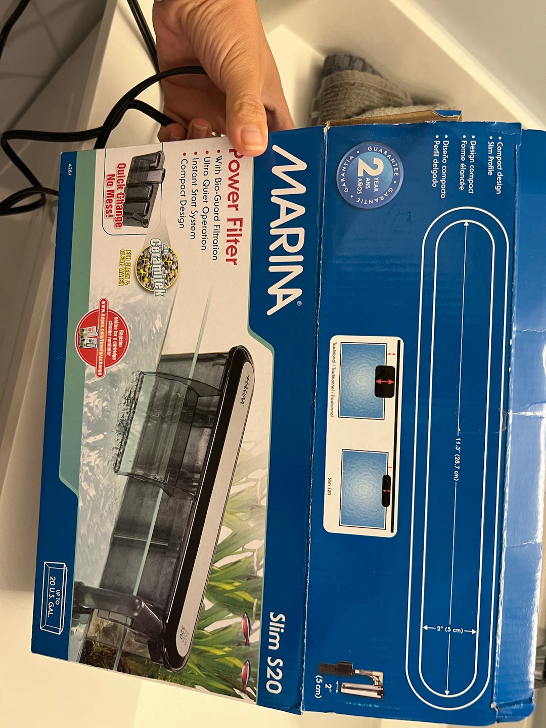 Marina 20 Gallon LED Aquarium Kit with stand - photo 4