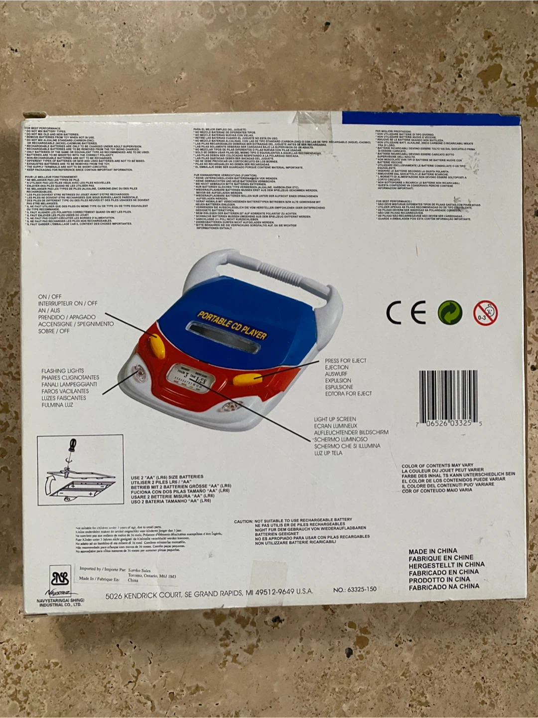 Samko Kids Portable CD Player with 4 Discs - photo 4